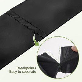 Eargardin - Bolsas de basura de 5 galones compostables portátiles bolsas de inodoro 100% compost, extra gruesas 0.86 mil, para camping, viajes, cocina, baño, certificado BPI, 30 unidades, color negro