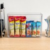 NINEWEEN Clear Dishwasher Detergent Pod Holder for Kitchen Cabinet, Plastic