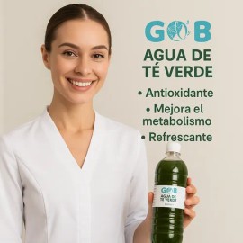 Gob tónico facial agua de té verde 1 L | refresca y equilibra todo tipo de piel