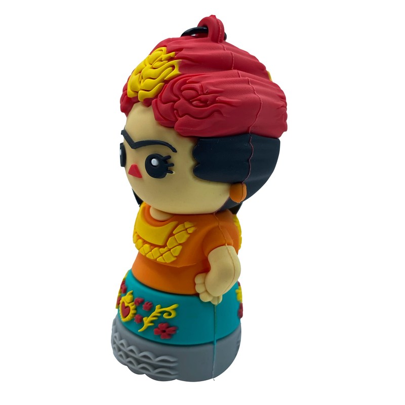 Llavero 3D Muñeca La Floreada By Mexico Accesorio