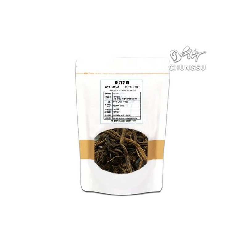 200g domestic dried butterbur root / 국산 건조 머위뿌리 200g