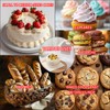 PQZKLDP 10pcs 6 inch cake boxes with cake boards,6x6x6 In