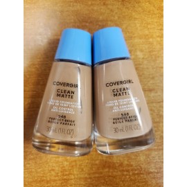 COVERGIRL 2 Pack: Covergirl Clean Matte Liquid Foundation #548 Perfect Beige (6787-R8P3a)