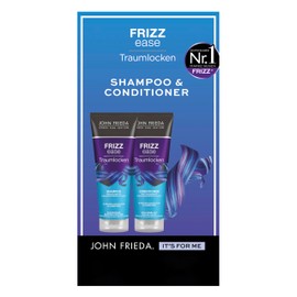 John Frieda Frizz Ease Dream Curls Set - Shampoo, 250 ml & Conditioner, 250 ml - Hair Type: Wavy, Curly, Frizzy - Nourishing for Swungfully Defined Curls