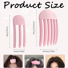 4 PCS Hair Volume Clip for Roots, Hairs Volume Clip, Volumes Hair Clips, Hair Clips Set, Hair Root Lifting Clips for Fluffy Bangs & Voluminous Look, For Men & Women