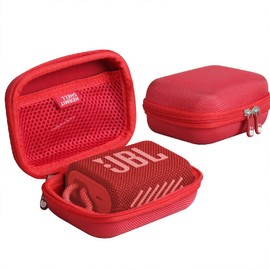 Hermitshell Hartschale für tragbaren Bluetooth-Lautsprecher JBL Go 3/JBL Go 4 (rot)