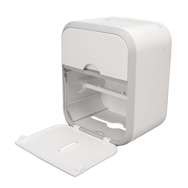 Paper Holder Box Wall Mounted Punching Free Waterproof Paper Towel