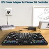 lojiraz 12V Power Adapter Cord Compatible with Pioneer DJ Serato