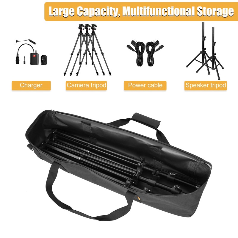 OUUTMEE Multifunctional Tripod Bag Heavy Duty Tripod Carrying Case with