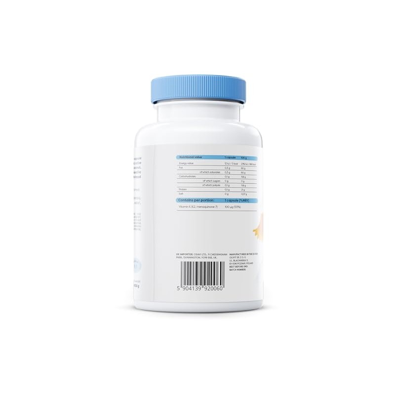 Osavi Vitamin K2 MK-7, 100mcg - 120 softgels