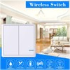 SuperInk 2-Gang Wireless Light Switch with Receiver Kit Outdoor 1900