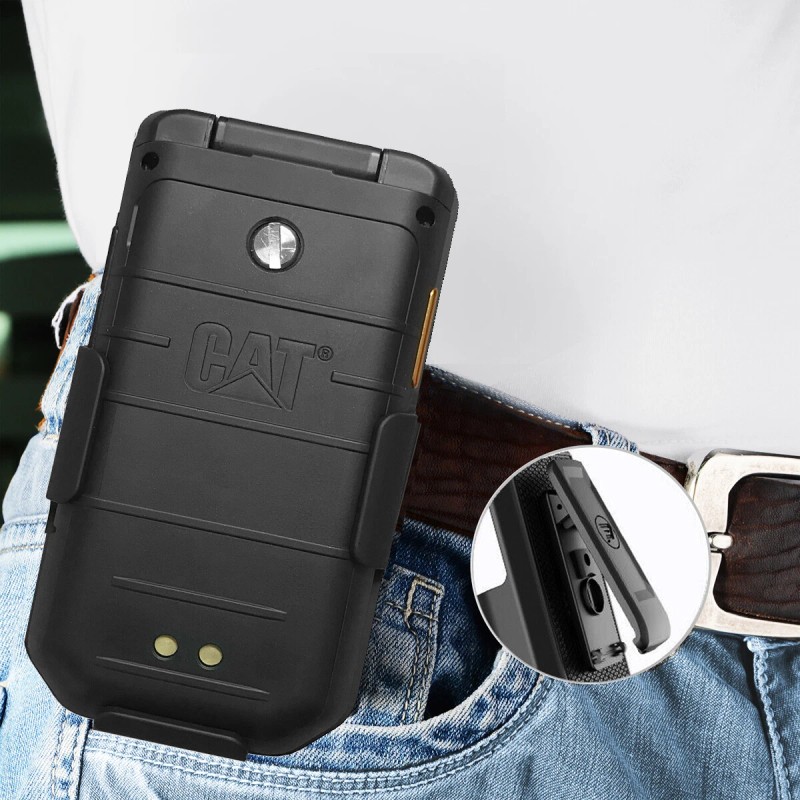 Wireless ProTech CAT S22 Flip Case Swivel Belt Clip Holster,