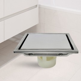 Tile insert type oil price 150mm 65 pie stainless steel sewer cover ASJBATH 3ea