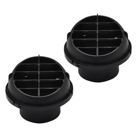 Blueshyhall Pack of 2 Auxiliary Heaters, Air Outlet, 42/60/75 mm, Rotating Car Heater, Diesel Auxiliary Heater, Air Outlet Accessories, Made of PP, Air Outlet for Auxiliary Heating of Cars, Trucks