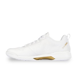 Salming Viper Pro (White/Gold) Men's Low Squash Shoes (1234060-0740) 11.5