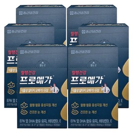 Chong Kun Dang Health Promega Vegetable Altige Omega 3 Dual 450mg x 60 capsules 6 boxes H / 종근당건강 프로메가 식물성 알티지 오메가3 듀얼 450mg x 60캡슐 6박스 H