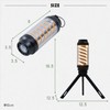 Yamazen SPR-800 Spiral LED Lantern with Stand, USB Charging, Up