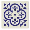 Mediterranean No.3 Tile Crafting Stencil Washable Reusable Mylar (10cm)