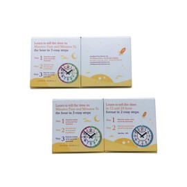 EasyRead Time Teacher Tell The Time Card Games - Level 1 & 2 Double Pack