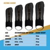 Football Shin Guards with Ankle Pads – Adjustable Straps, Breathable