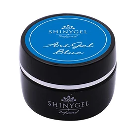 SHINYGEL Professional Shiny Gel, Blue (Color Gel for Art), 0.1 oz (4 g) [UV/LED Compatible] (JNA Certification Compatible)