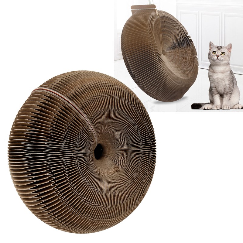 Foldable Cat Scratching Board Abrasion Resistant Magnetic Claw Grinding Cat