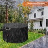 QH.HOME Fire Pit Cover Round for Solo Stove Yukon 27"-29",
