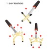 QWOKR Telescopic Snooker Cue Stick Bridge with 3 Brass Bridge