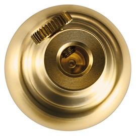 Sonic Energy Tuning Fork Attachment - Ball Foot 129g - Made of ECOBRASS Gold - 30mm Attachment Surface - For Therapy and Massage (VF-RM)