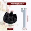 3 Pack Blender Coupler for KitchenAid 9704230, Replacement Blender Rubber