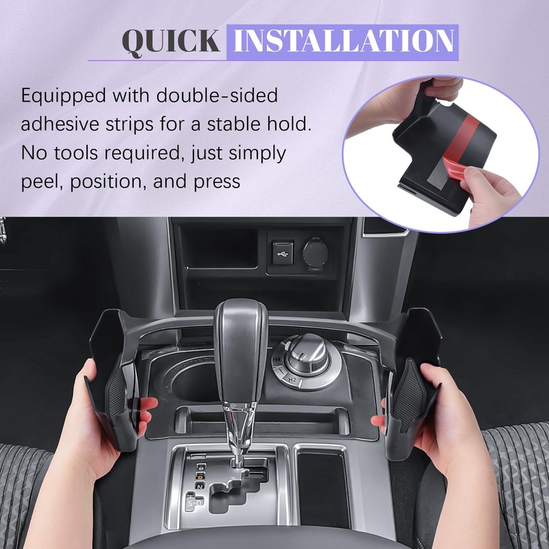 RUNROAD Center Console Organizer for 2010-2024 Toyota 4Runner Accessories