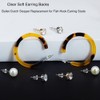 Clear Earring Backings, 500Pcs Earring Backs Replacements Hypoallergenic Secure Earring