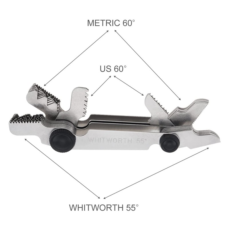 ChgImposs Metric & Imperial & US Screw Gauge SAE Whitworth