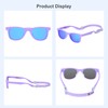 COCOSAND Toddler Baby Sunglasses with Strap Polarized Flexible Square Soft