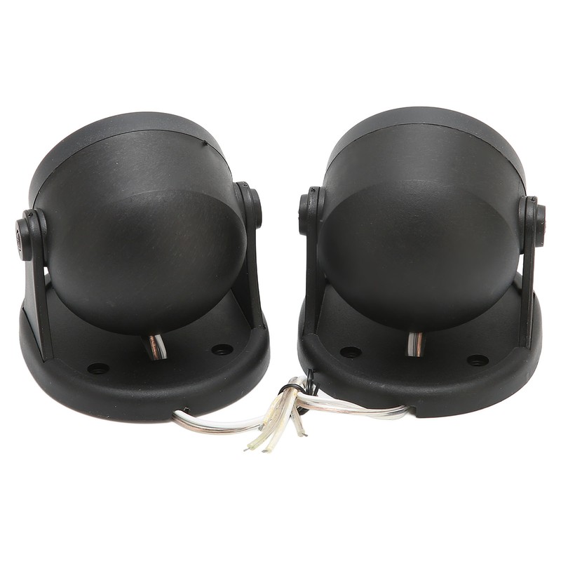 2pcs Dome Tweeter Car Audio Speaker Black 20W Loudspeaker Universal