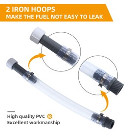 Mapleza Racing Fuel Jug Hose Kit -Vp Fuel Can spout Compatible with 3/5/5.5 Gallon Gas Cans, Improved Filter Design, Pack of 4