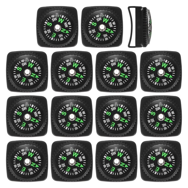 TIXIPEM 20mm Slip-On Wrist Compass [15PCS] - Hard Shell Liquid