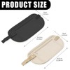 Pack of 2 Flat Bum Bag with Anti-Theft Protection, Neck