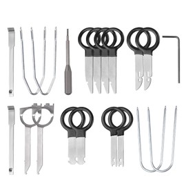 Eruceky 20-Piece Universal Car Radio Removal Tools, Car Radio Removal Tool, Radio Installation Removal Tool Set, Suitable for Repairing Radios on Most Vehicles