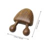 Mikinona 1pc Wooden Facial Massager Comb Acupoint Massage Tool Guasha