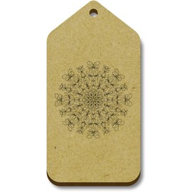 10 x 'Lineart Mandala' 66mm x 34mm Gift Tags (TG00128596)