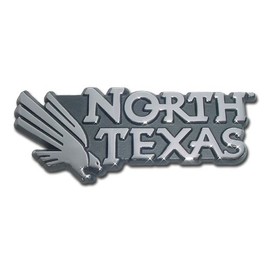 University of North Texas Auto Emblem - METAL