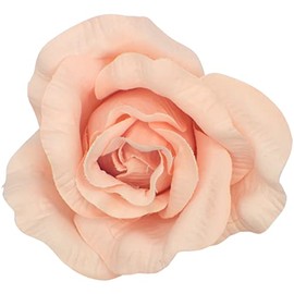 Topkids Accessories Flower Hair Clip or Brooch clip, Hair Accessories for Women, Hair clips for Girls and Women, Hair grips, Flower Clips, Girls Hair Accessories, Fancy Dress (Large, Peach)