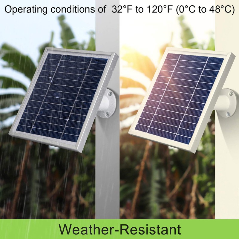 3 Pack Solar Panel Charger Compatible with Arlo Pro 5S