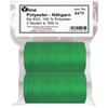 2 spools of 500 m sewing thread/synthetic thread, green, thread