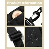 WOOMADA Puffy Crossbody Bag Bum Bag for Women, Fanny Pack