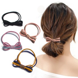 BIANHUAN Hair Elastic Mature Thin Ribbon Simple Stylish Hair Accessories Adult Set of 15 Casual Simple Cute Hair Arrangement Office