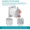 Nalle 8 inch Exhaust Fan Through Wall Extractor Exhaust Ventilation