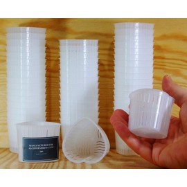 50 x Cheese Mould - Heart Shape - 100g | Moulds | Basket for Cheese | Cheese Form | Cheese Making | Cheese Mold