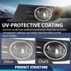 PIT66 Fog Light Kit Chrome Black Bezel Compatible with Volkswagen